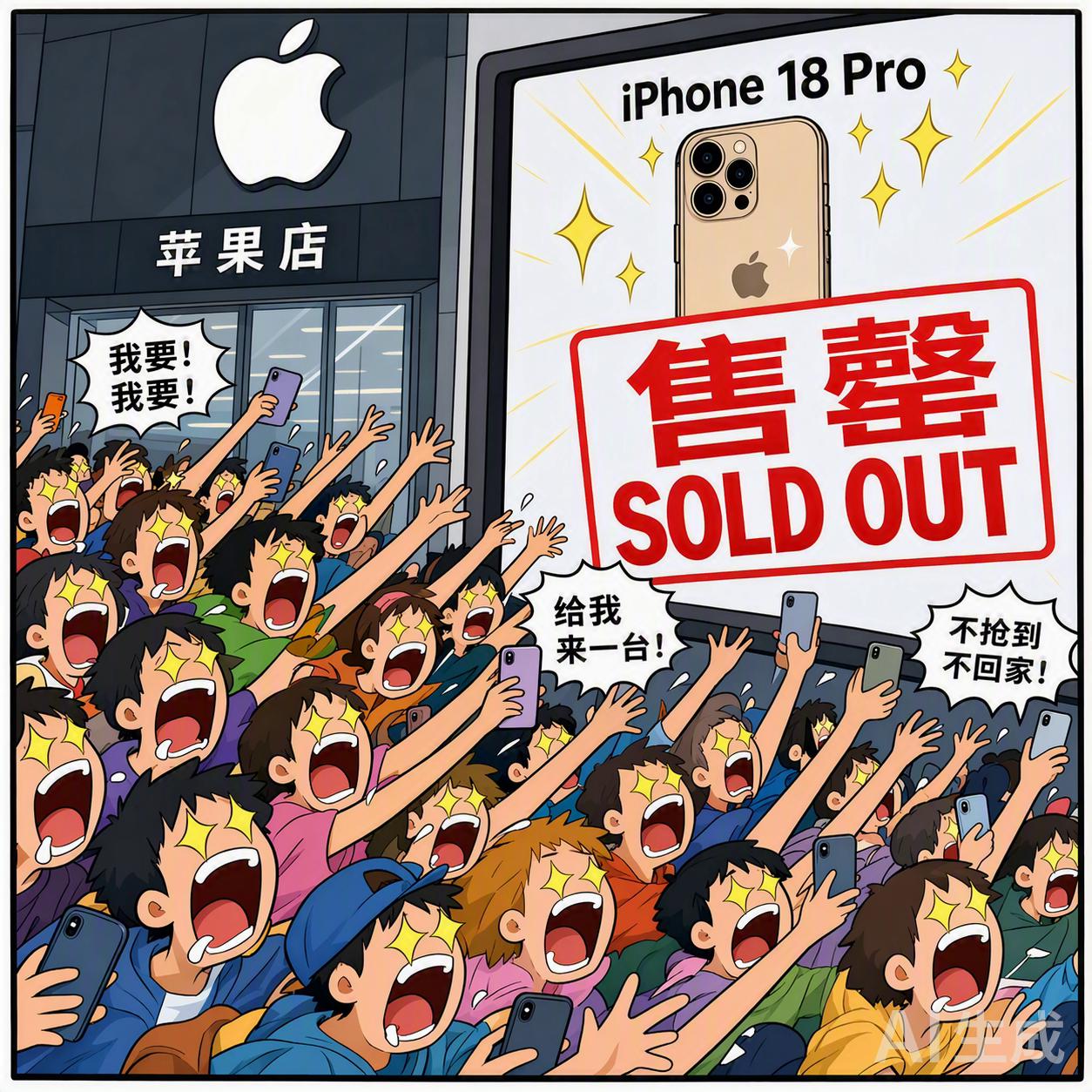 iPhone18Pro秒罄，黄牛集体跑路：连最贪的人都怂了，你还在熬夜抢什么？每年秋天，苹果都会准时