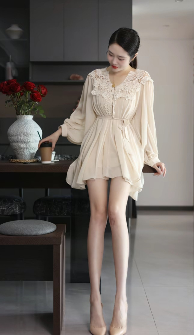 腿真白，有这样的女朋友就好了