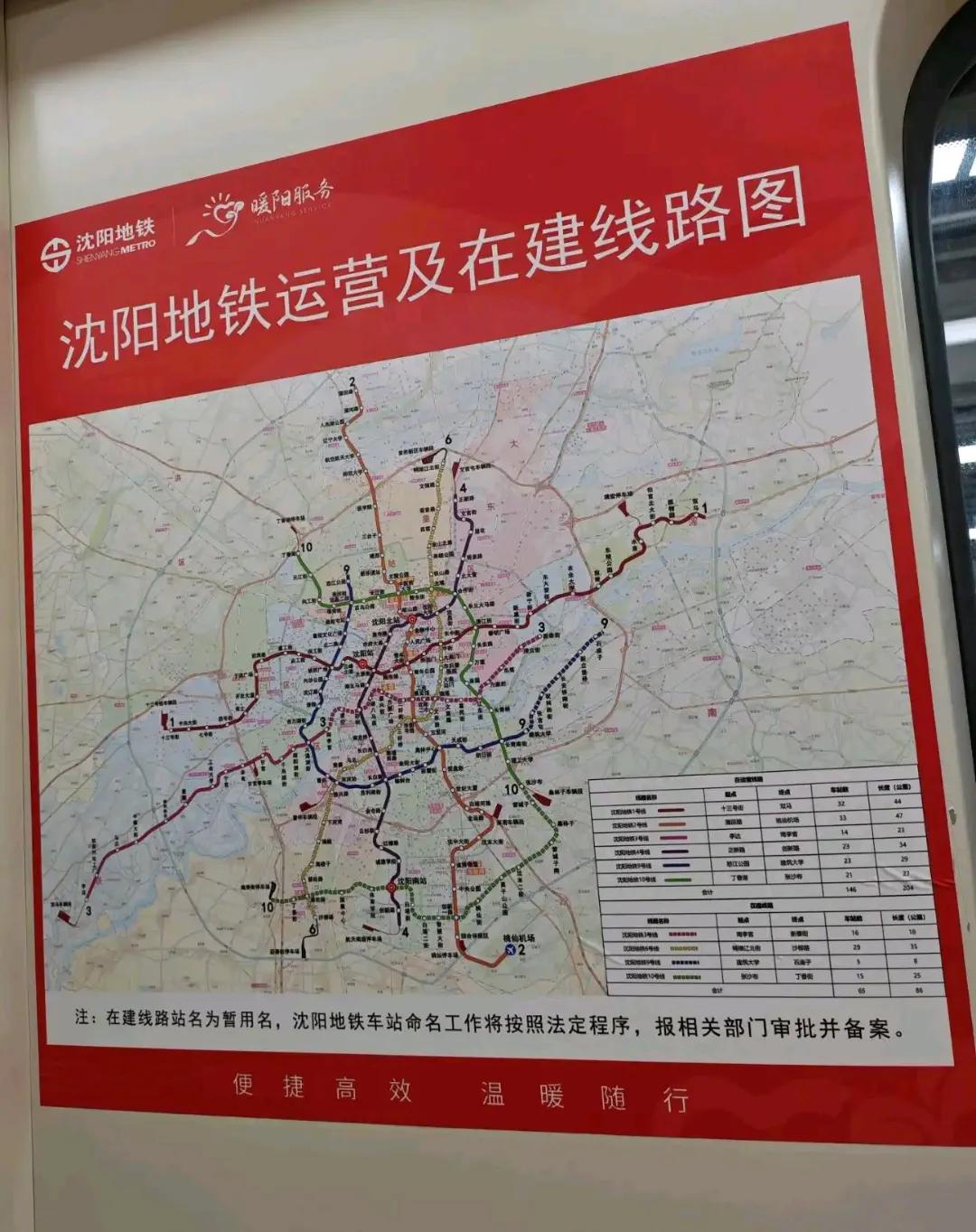 在沈阳坐地铁的时候，无意中看到沈阳已运营地铁与在建地铁线路图，我的内心是深有感触