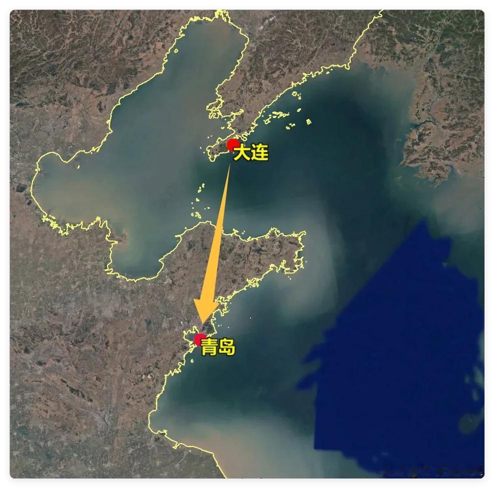 同样是海滨城市，为啥大连和青岛的城市天际线看起来大不一样。站在星海广场举目远