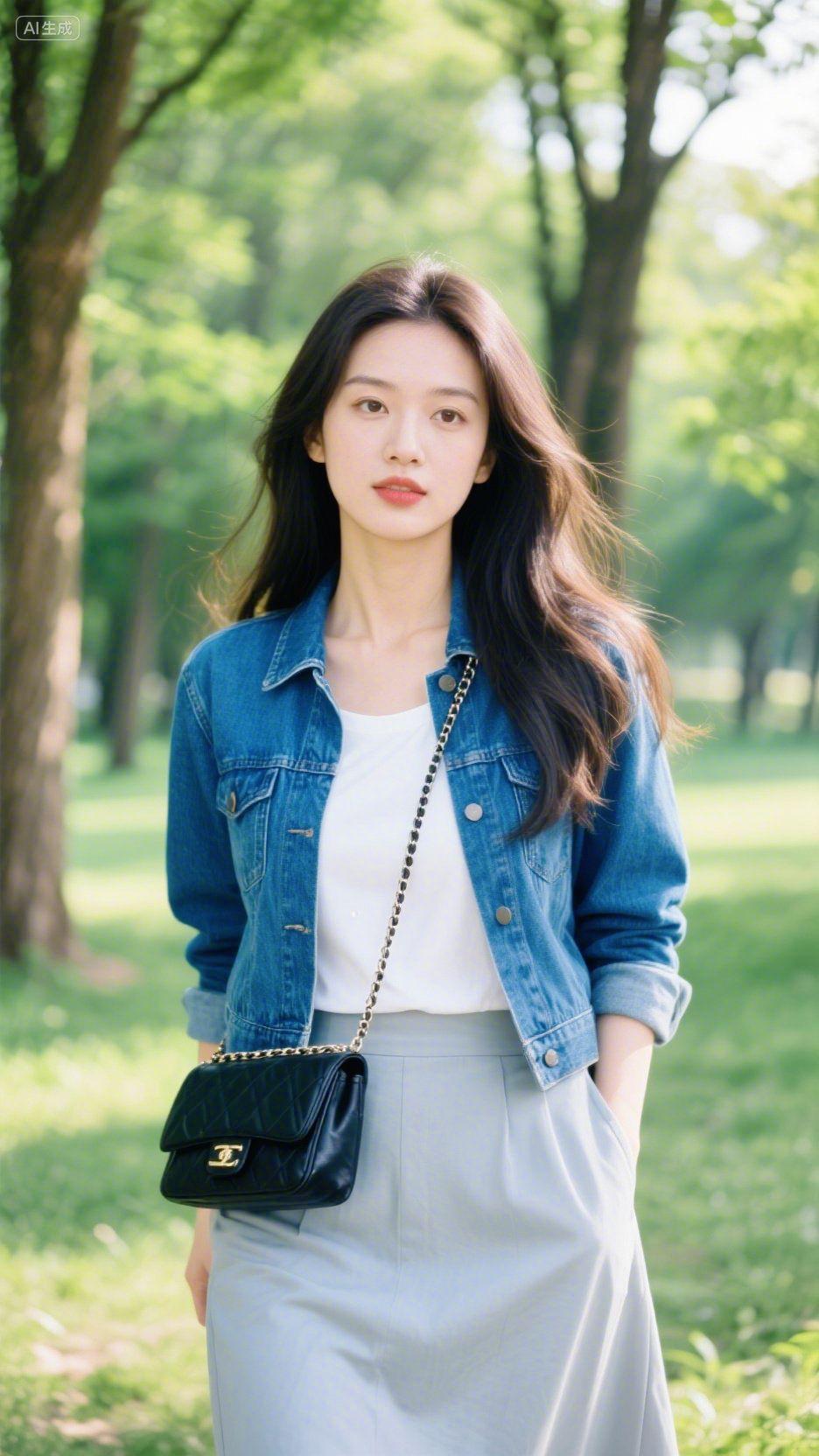 即梦AI 每日分享 甜系女孩 小清新治愈系