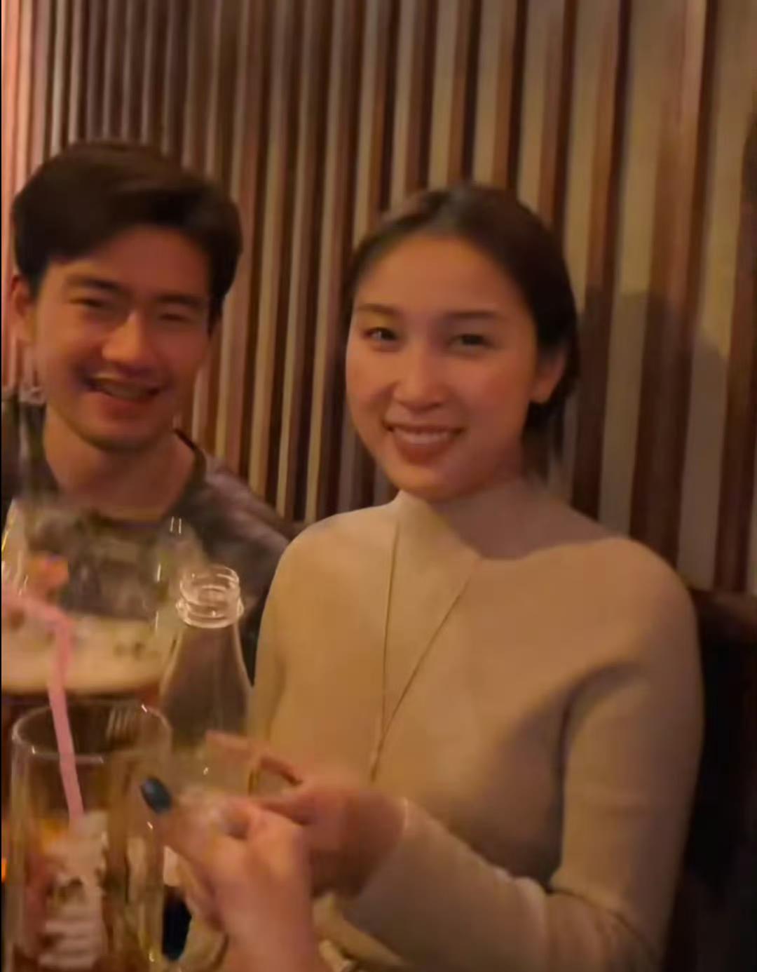 钱天一、王昶与友人聚餐[笑着哭]！这对儿胖球界、毛毛球界的跨界情侣又一起出现在网