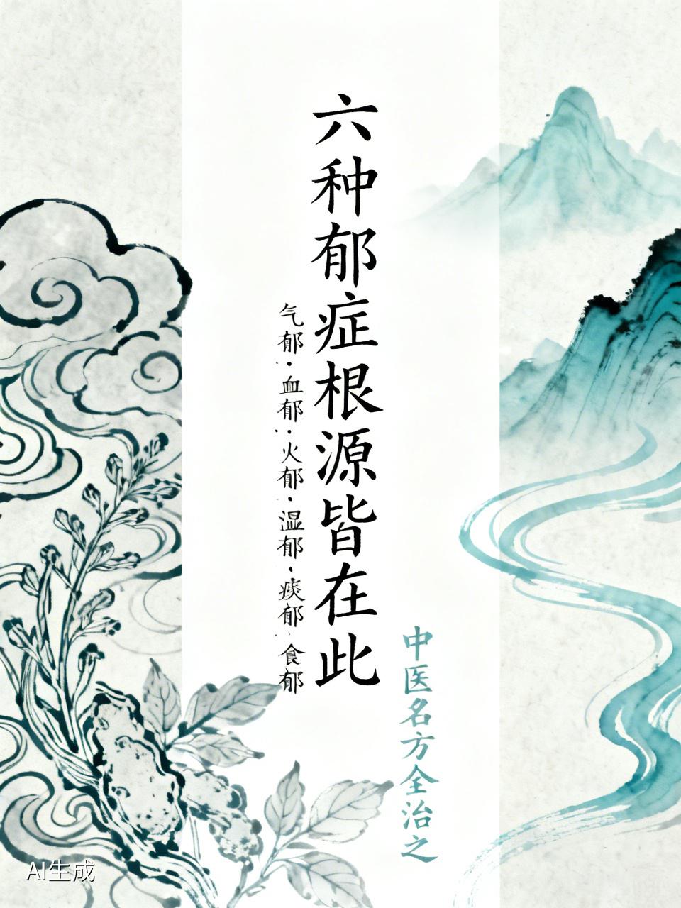 六种“怪病”根源都是它！气郁、血郁、火郁、湿郁、痰郁、食郁，一个中医名方全管了，