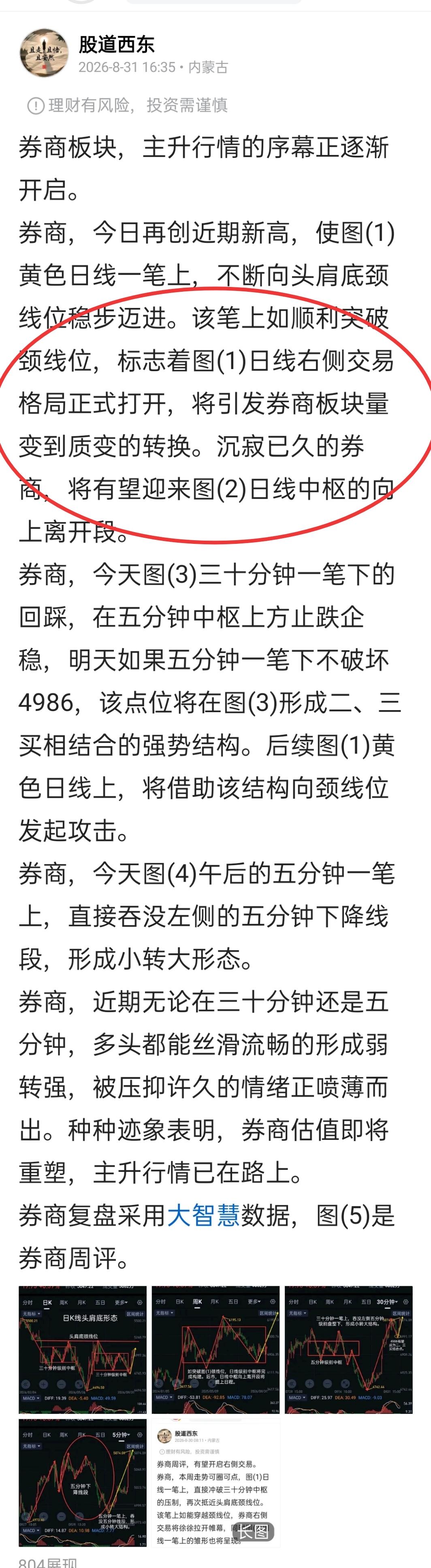 券商板块主升行情会开启吗券商，主升行情已在路上。