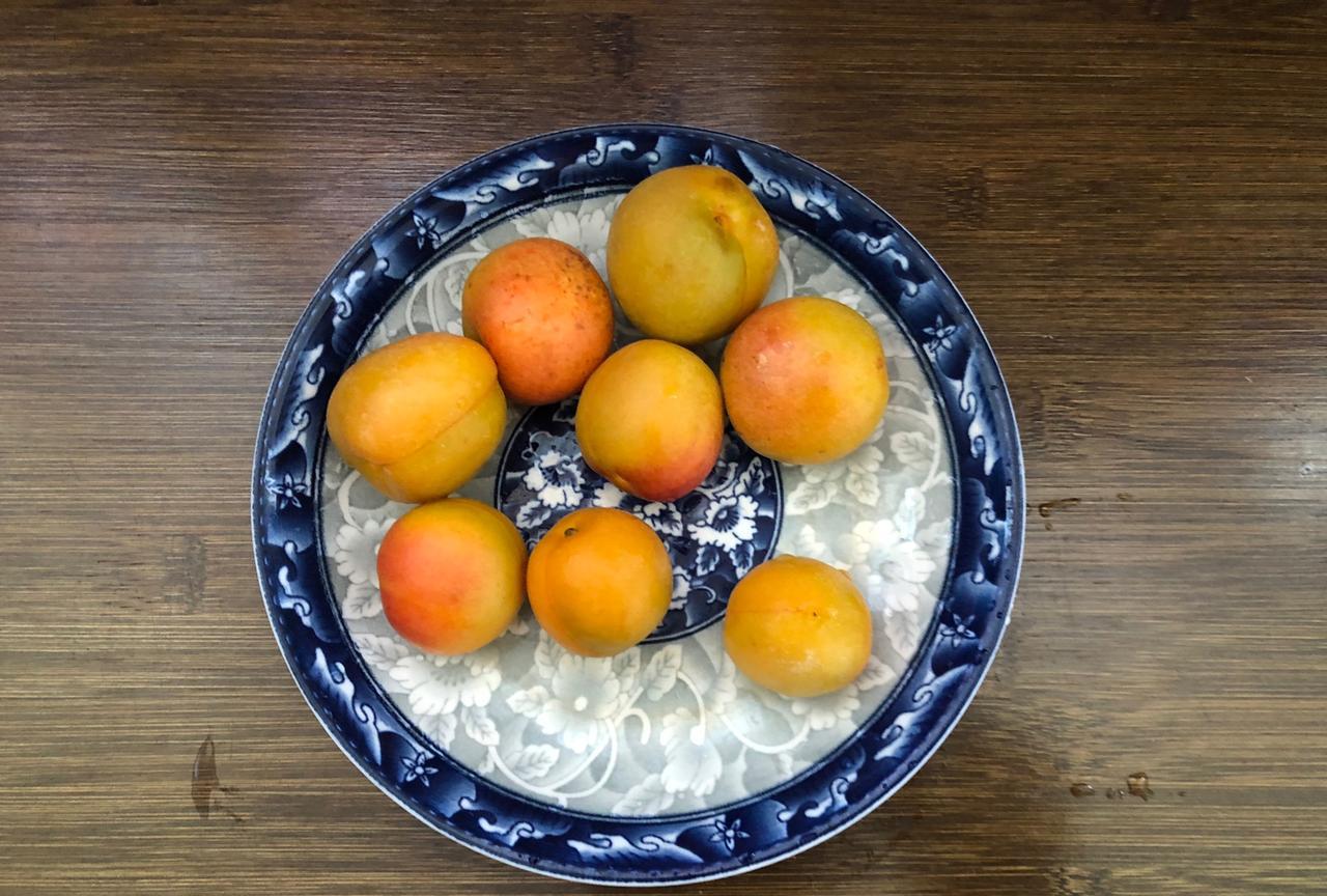 我奢侈了一下，买了10个吊干杏。前两天，我买了两次杏，都不好吃。一点杏的味道都