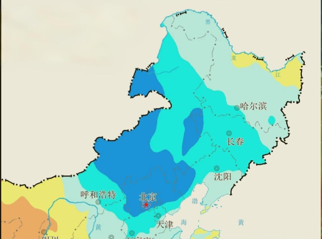 现在连高温都转移支付了吗？这是中国东北和欧洲6月中下旬的温度。咱们中国东北的气温