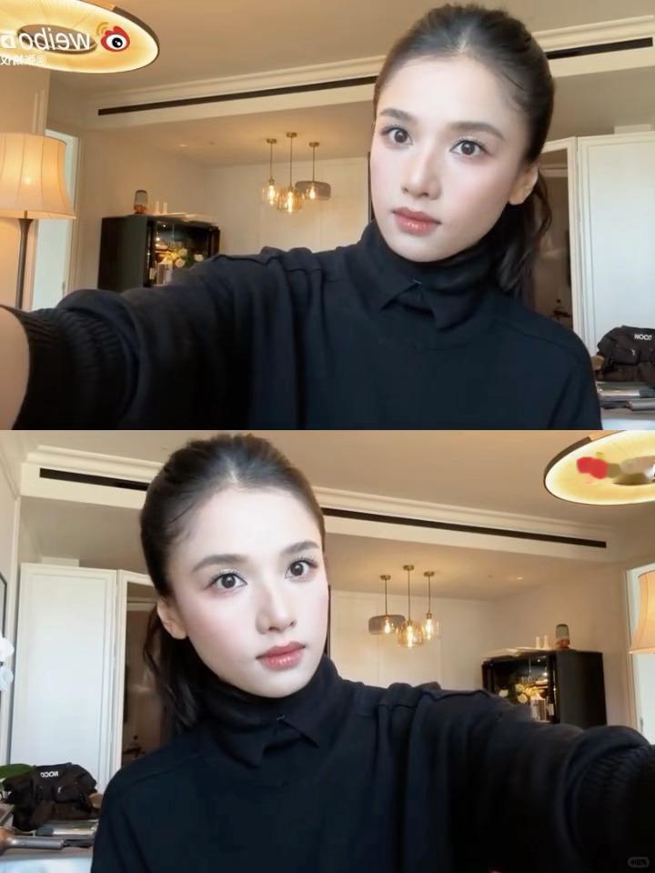 张婧仪这个面部对称度惊为天人🥹不敢想象有人镜像对比还这么对称张婧仪​​​