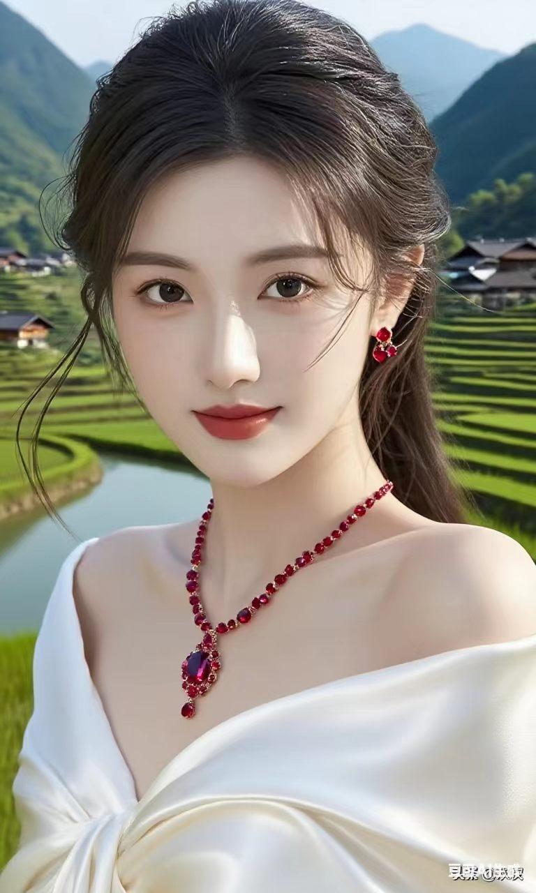 满目风光温柔如画，她清雅绝尘宛若月下仙子。心底藏满深情忍不住告白：岁岁清风皆温柔