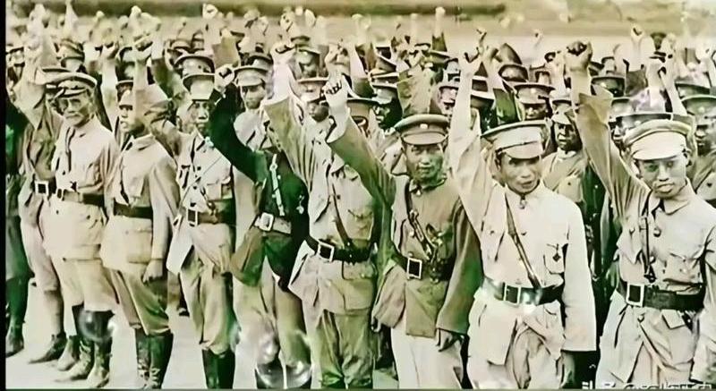 抗战胜利后，作为杂牌部队师长的鲍汝澧想要投奔八路军，但他的部下都不赞成。师参谋长