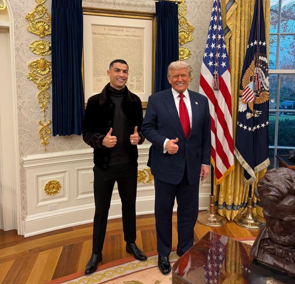 C罗在美国，梅西在美国