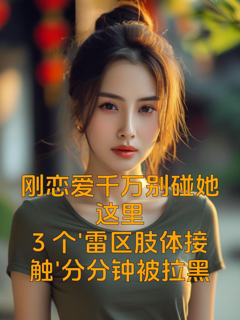 刚恋爱千万别碰她这里！3个'雷区肢体接触'分分钟被拉黑