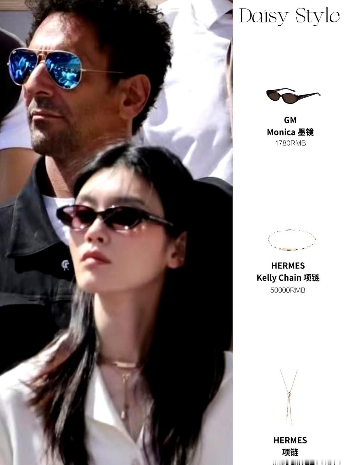 奚梦瑶刚在法国办完古堡婚礼，转头就来打卡法网。她把婚礼的浪漫直接带到了罗兰加洛