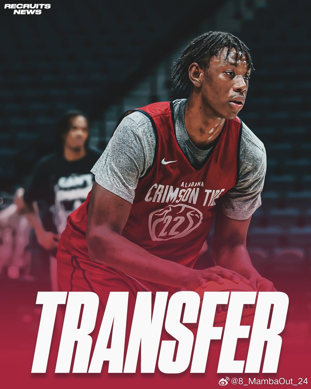 阿拉巴马大学内线艾登·谢雷尔(AidenSherrell)将进入转学窗口这位身