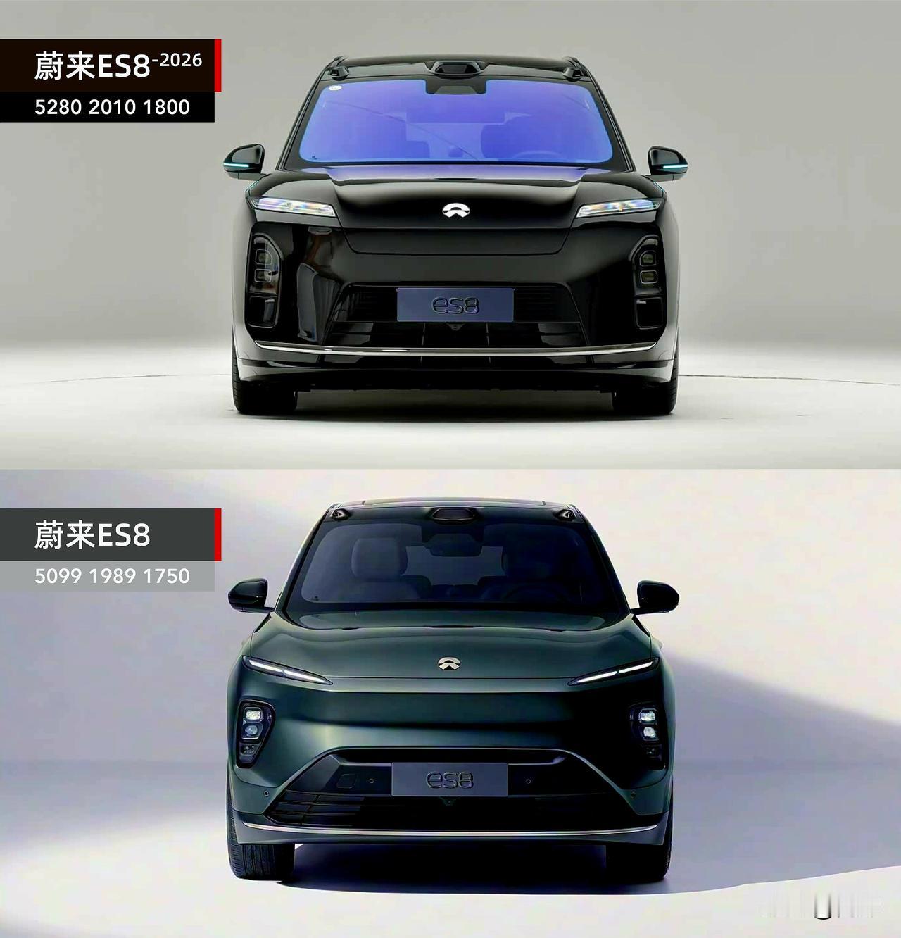 蔚来新ES8，不应让前备箱去拉低前脸美感。但愿ES9没有。