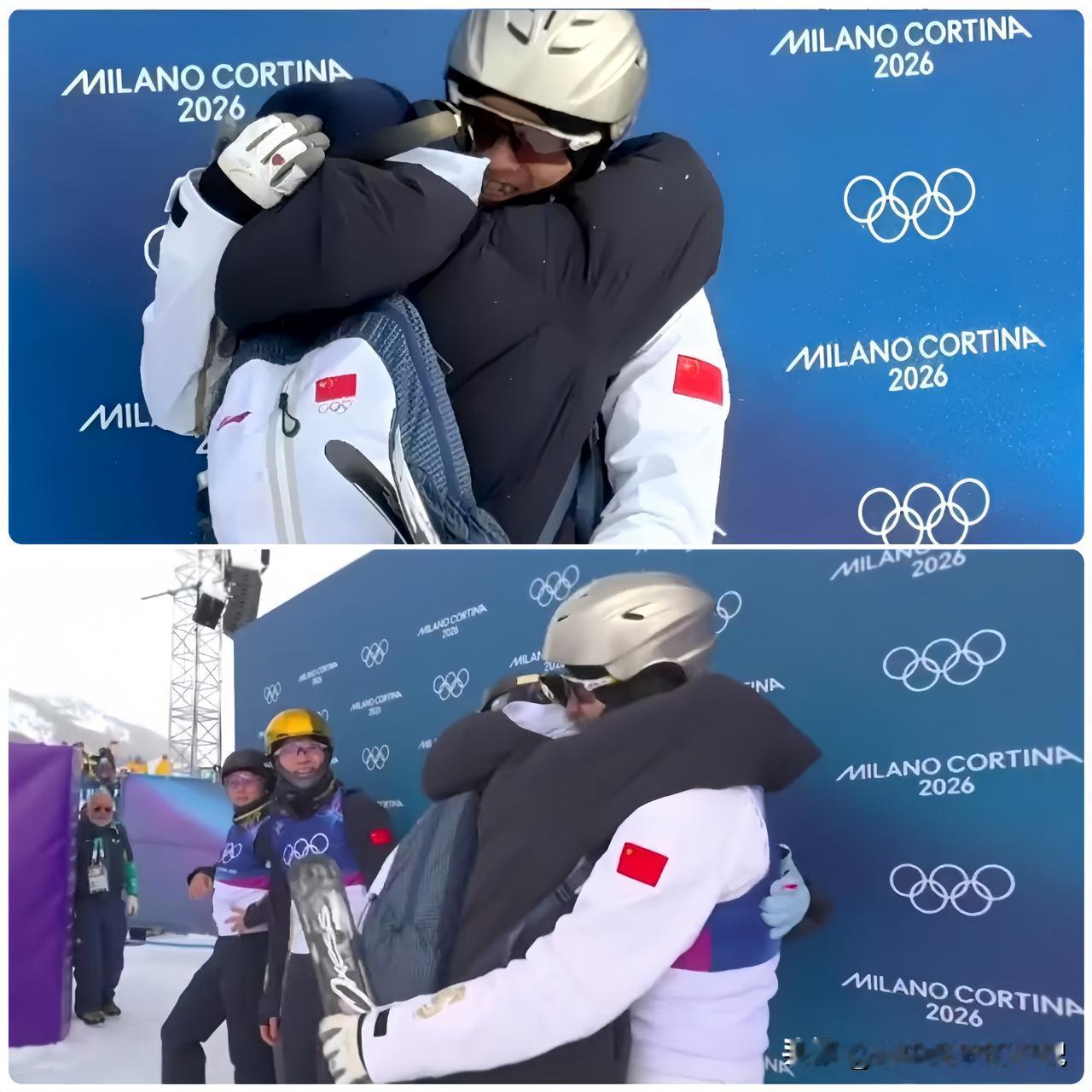 王心迪夺冠！徐梦桃激动到蹦跳，这波双金爱情甜炸冬奥王心迪夺冠那刻，镜头扫