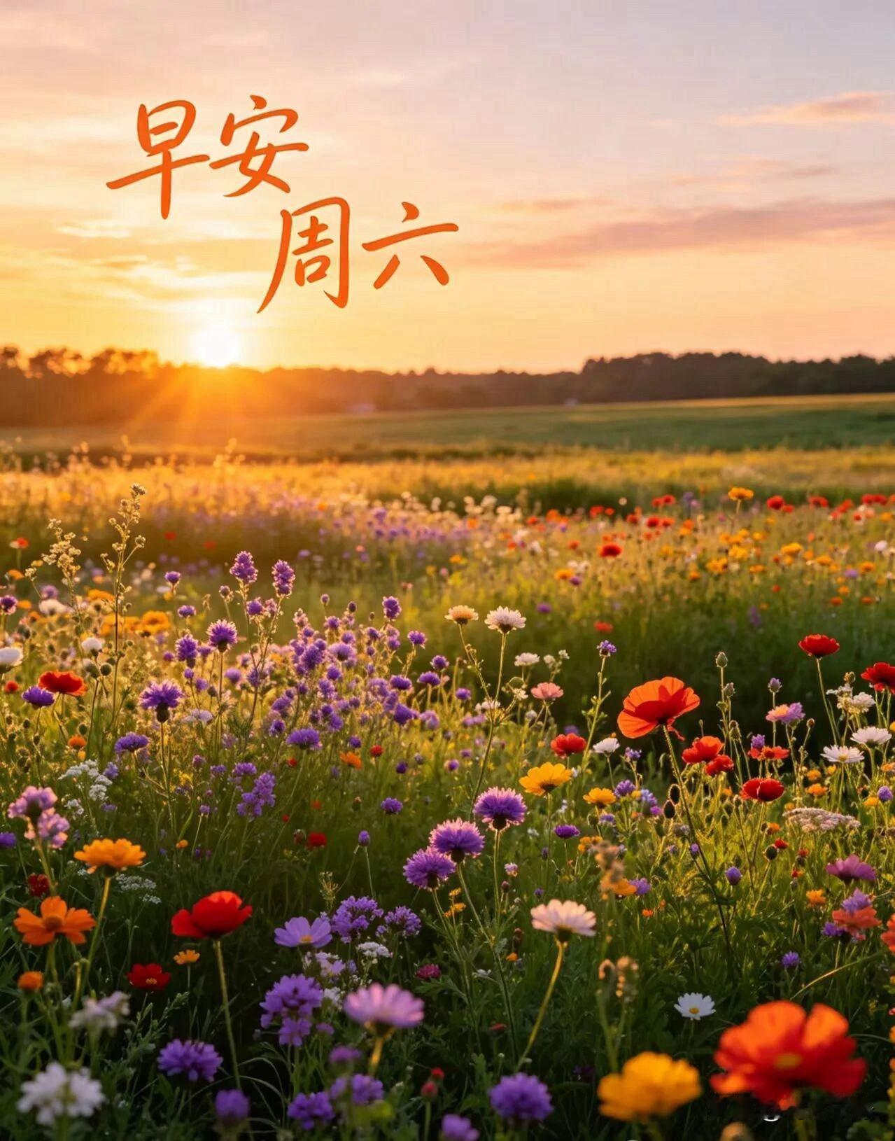 🍎🪷周六快乐｜早安☕️🍒浅夏和风徐徐，晨光温柔无恙，花开有序，岁月清欢