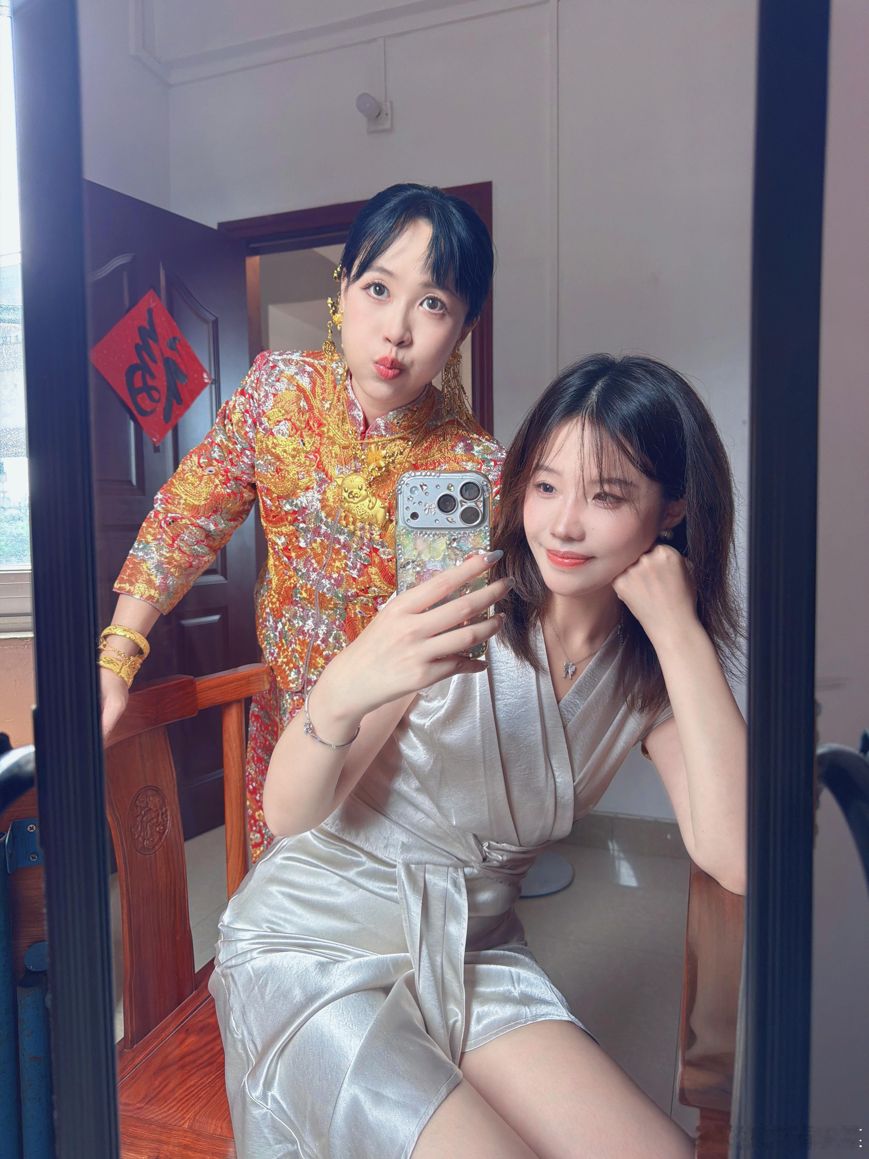 第一次做伴娘😘希望我的朋友能一直幸福快乐！​​​