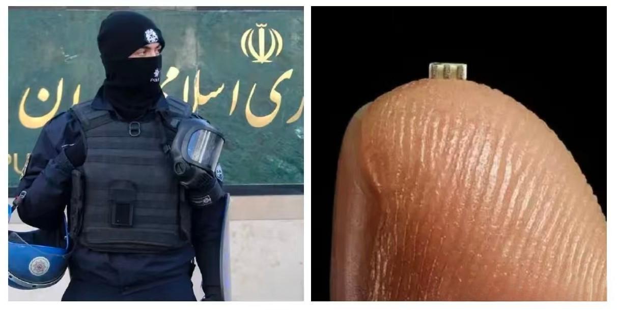 伊朗情报部门在外国游客(身份尚未披露)的鞋子里发现了精密间谍装置小型先进电子芯片