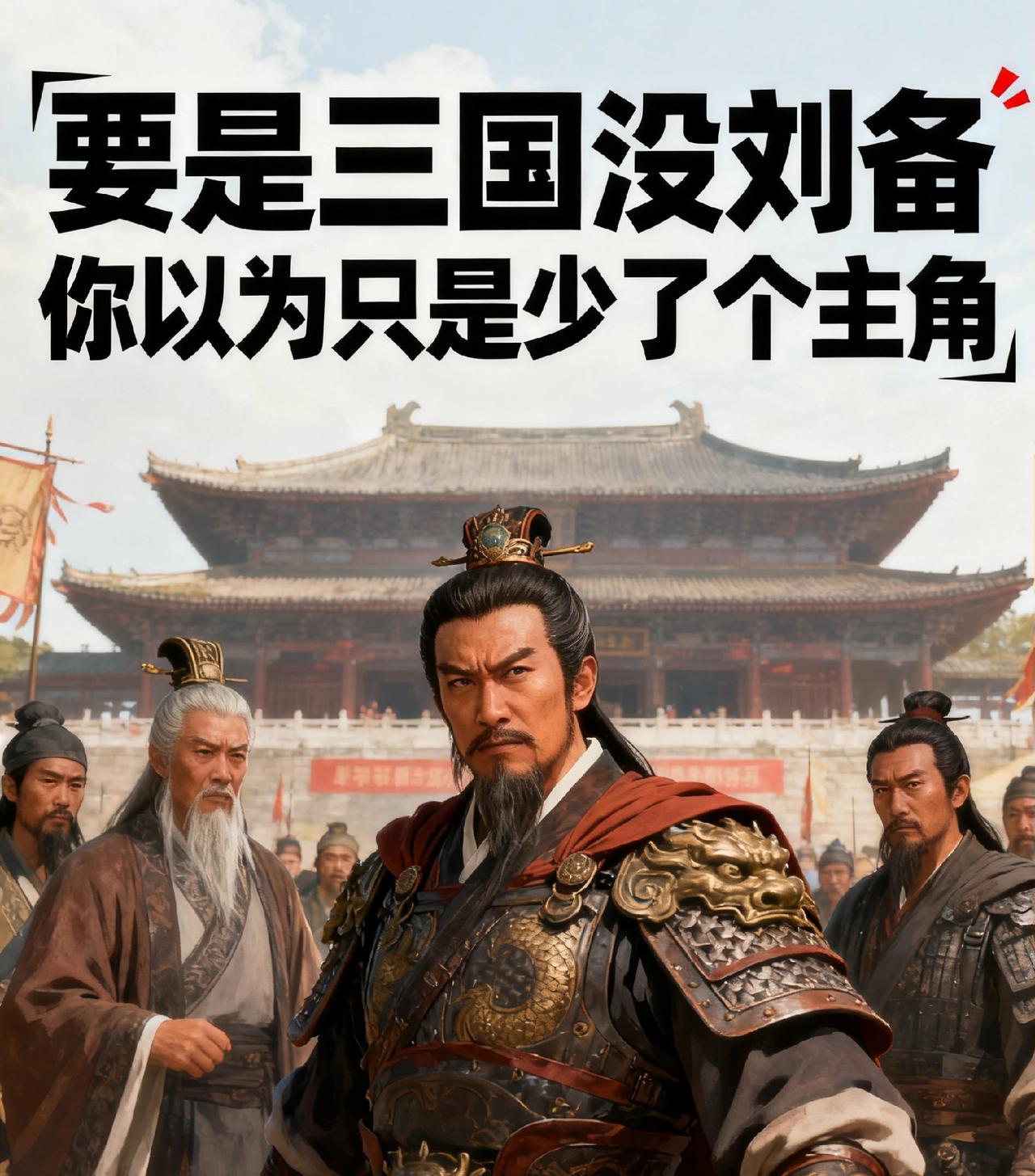 要是三国没刘备：你以为只是少了个主角？问大家一个问题：“如果三国没刘备，关羽是