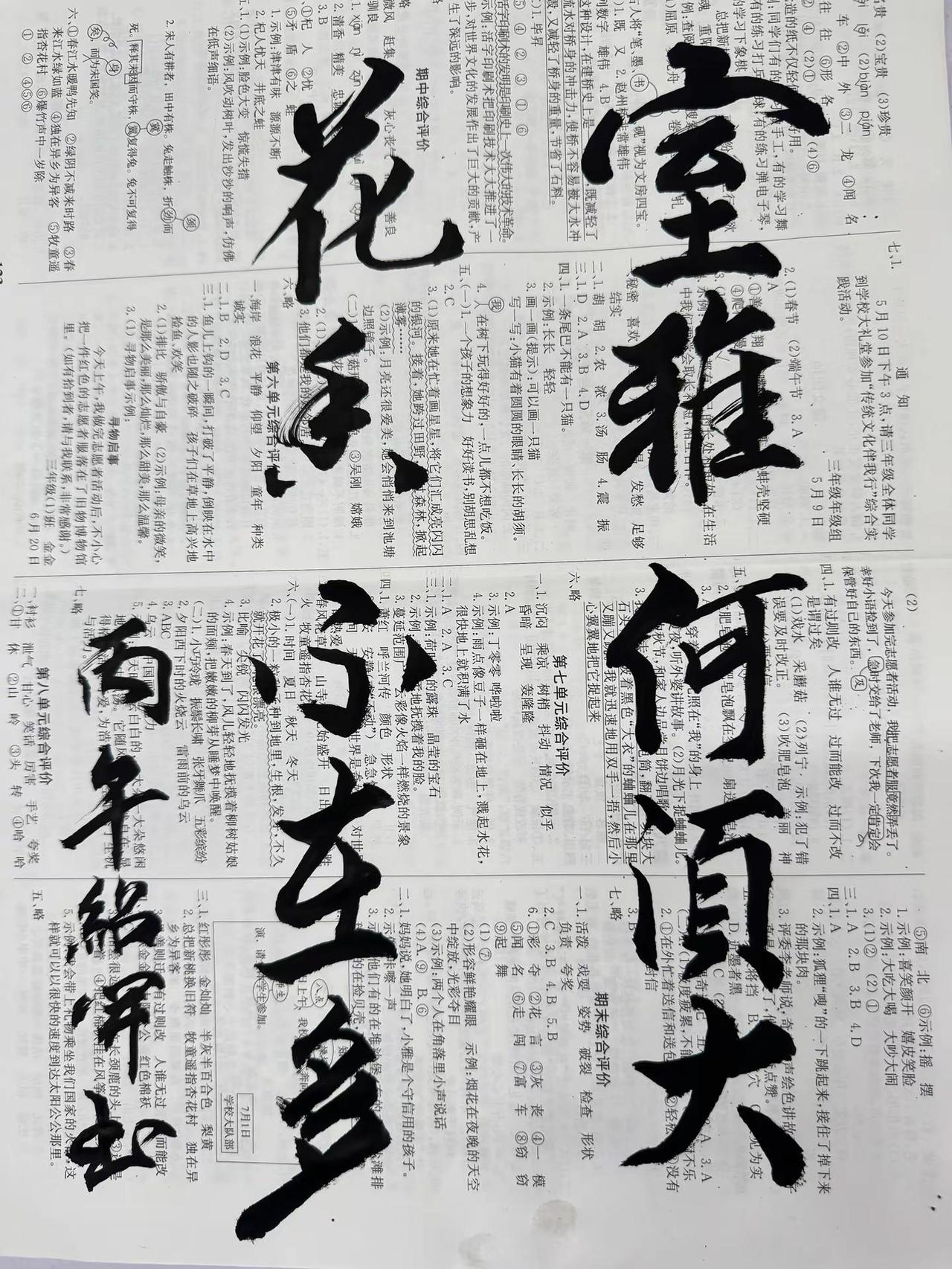 书写意趣写字是一种生活