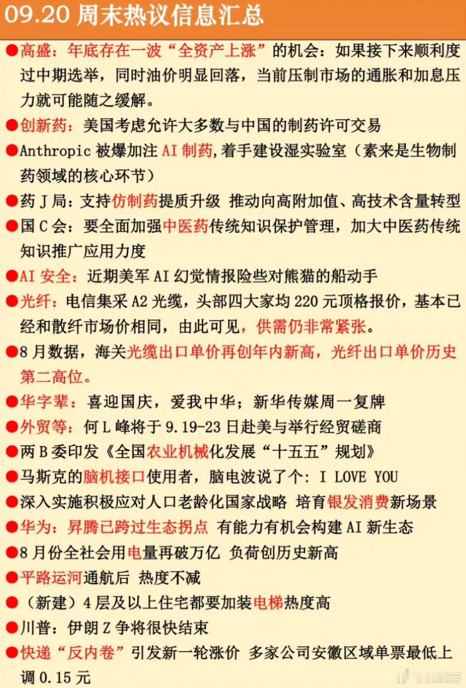 由于周末创新药利好消息催化，目前涨幅居前​