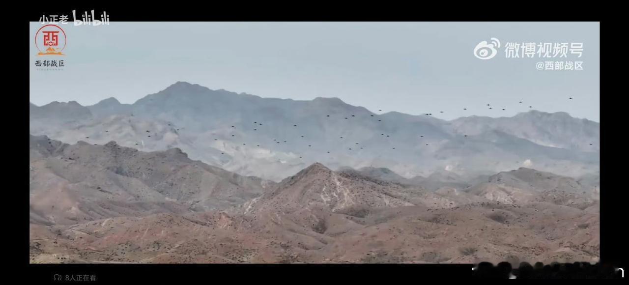 西部战区的两种面貌！仔细看图①，一眼望去头皮发麻。图②大象漫步