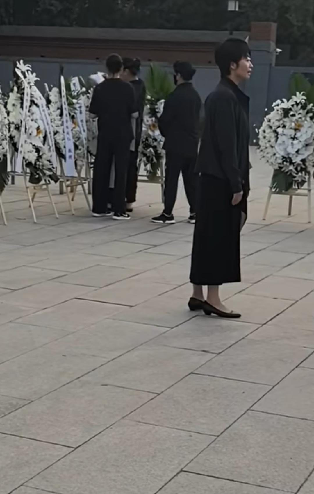太像了，葬礼上的王尔晴和母亲敬一丹生前的样子几乎一模一样，王尔晴在葬礼上穿着黑色