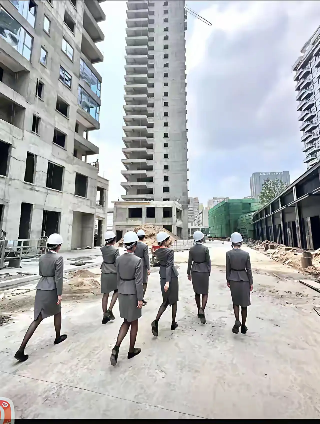 在工地上，这些都是什么级别的干部？