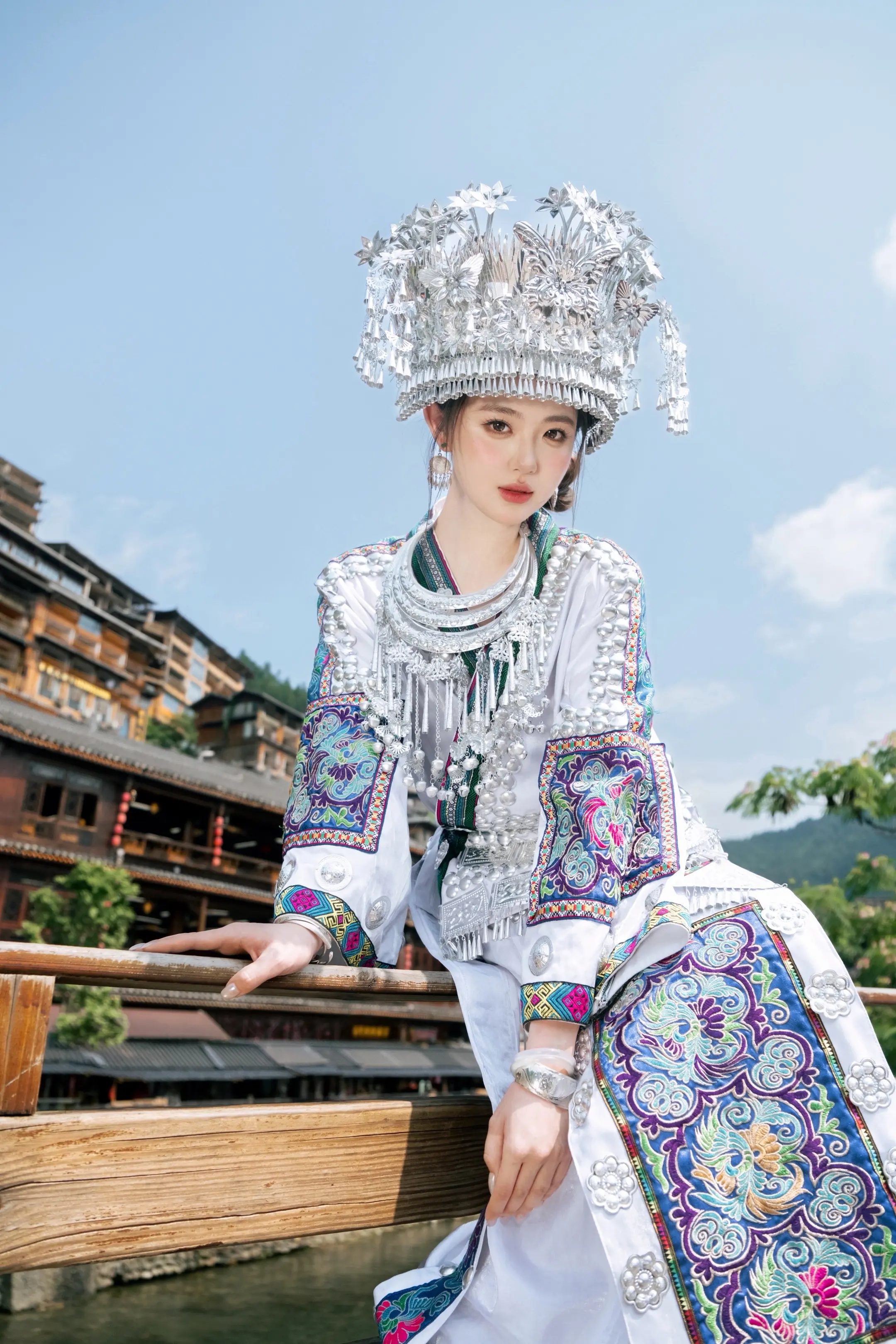 在千户苗寨当了一回苗疆少女