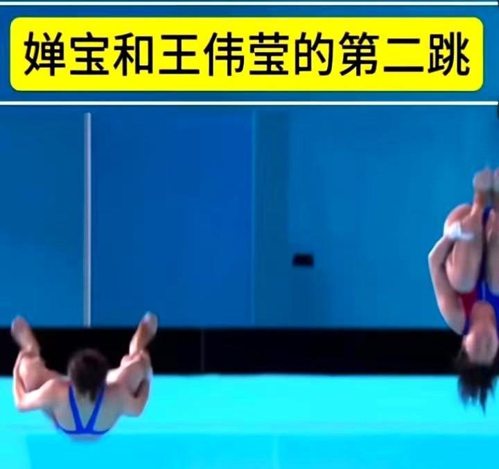 全红婵跳下去，水花比蚊子叫还小。有人看不懂，说她动作不同步。教练没说话，裁判