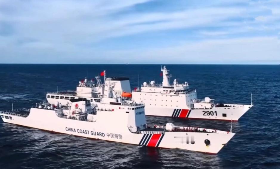 9月3日，中国海警官宣一个消息：普陀山舰编队在台湾以东海域依法开展常态化执法巡