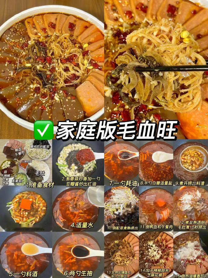 分享四款家常版麻辣水煮系列菜，每款都是超下饭呀！​​​我的宝藏食谱​​​