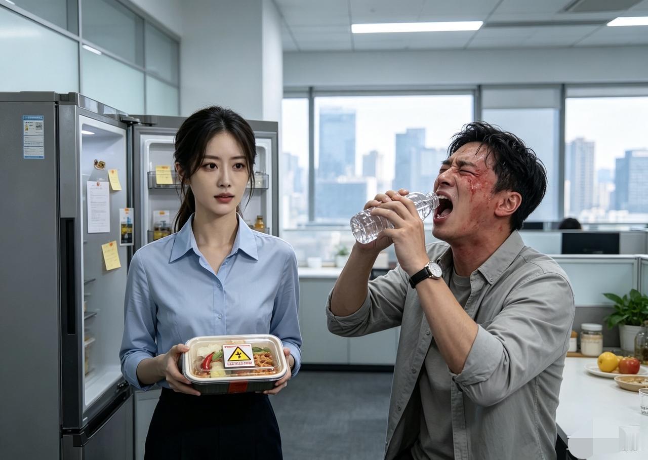 同事屡次偷拿我的午餐，忍无可忍下，一盒爆辣盒饭让对方现原形办公室里最让人窝火