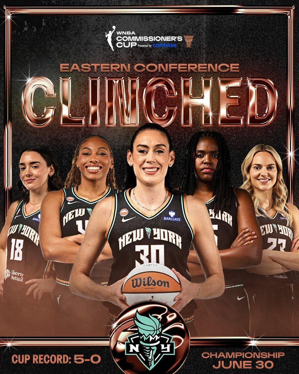 WNBA5胜0负的自由人提前锁定总裁杯决赛席位~这是自由人第3次进入决赛——2