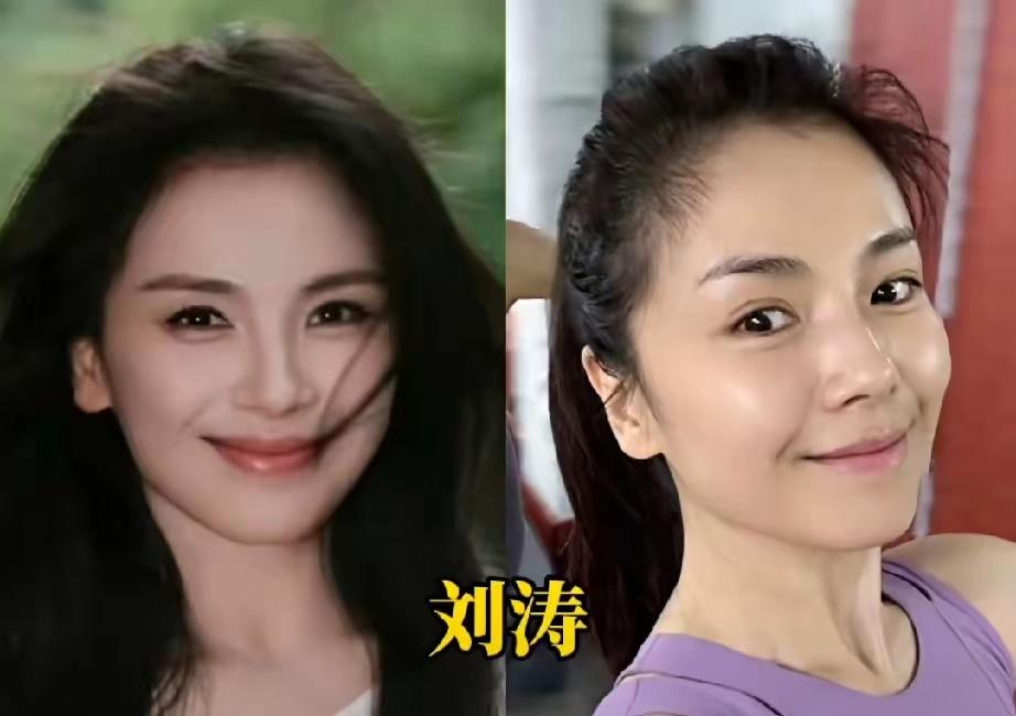 舞台上星光熠熠的女明星，精致妆容加持下，个个光彩夺目。卸下浓妆之后的素颜模样，才