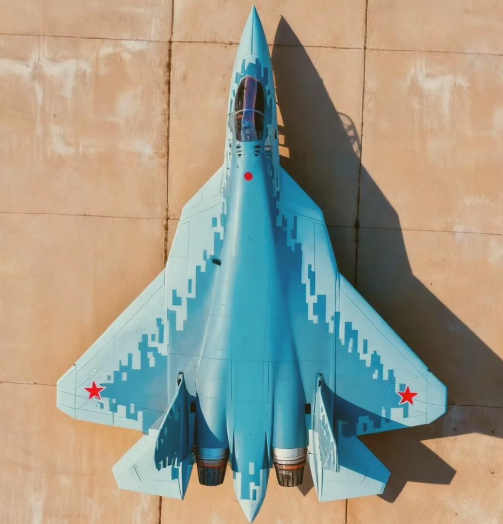 俄罗斯国家技术集团前一段时间发布了第二款五代机“苏-75”的静态展示照片，宣称将