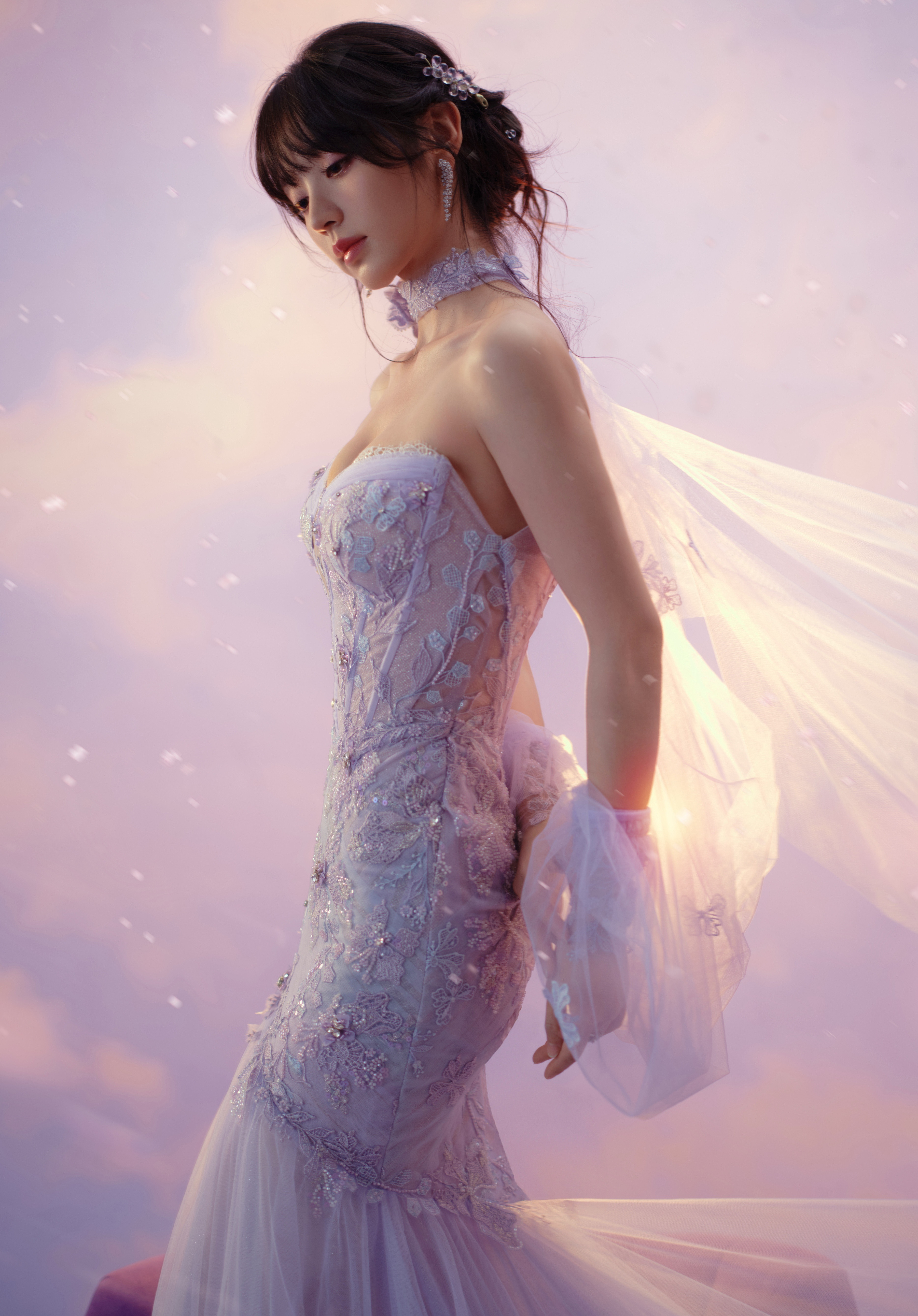 田曦薇毛绒星星发夹小田同学身材是真的好啊