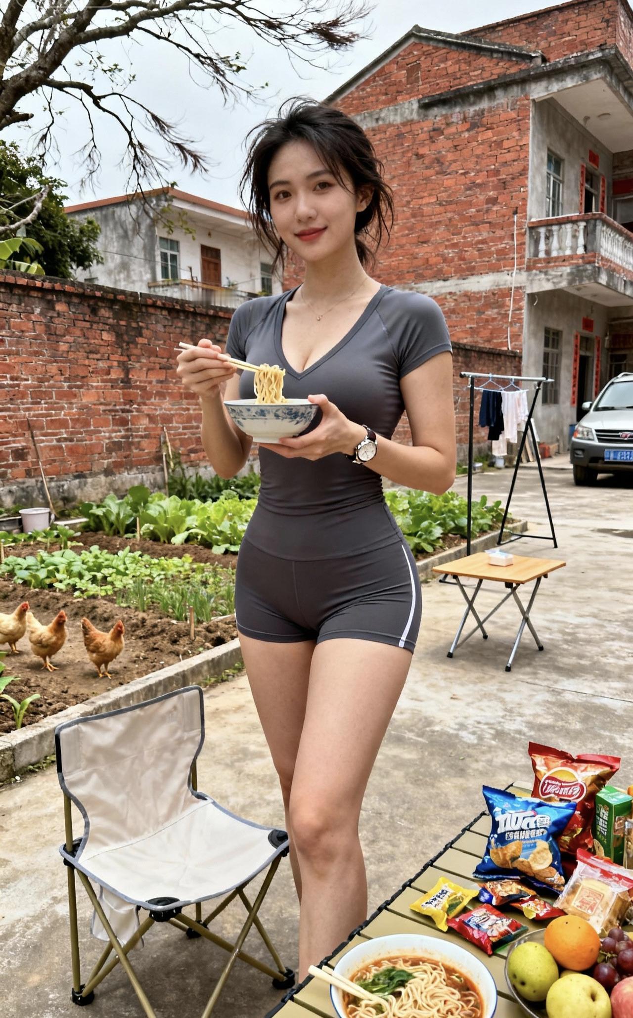 我的乡村生活院子生活日常生活我的农村生活农村女孩日常