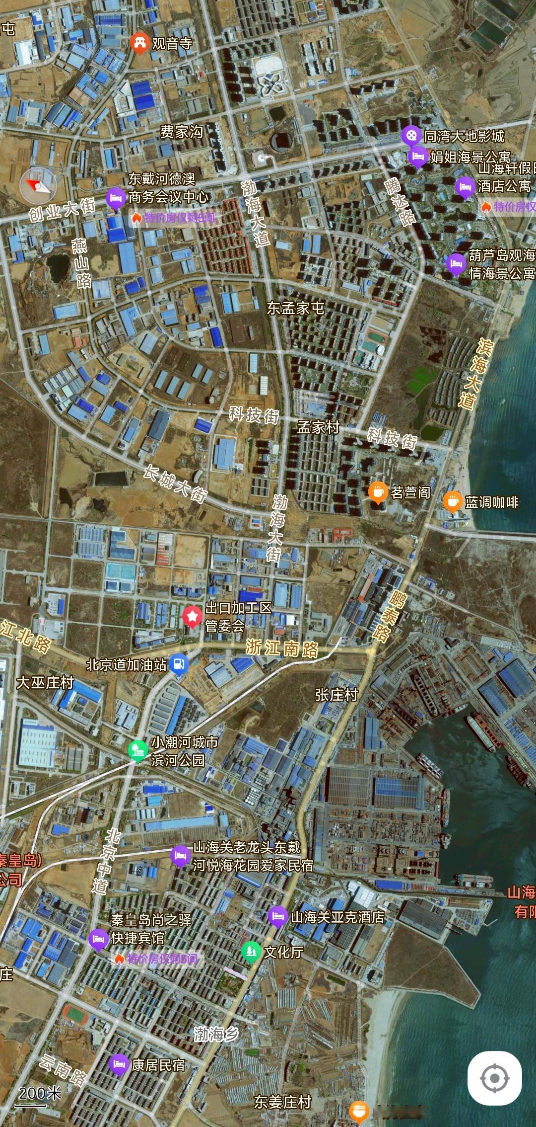 看来绥中县走出老城区，在靠近秦皇岛的地方开发建设东戴河新城真的是高瞻远瞩。现如今