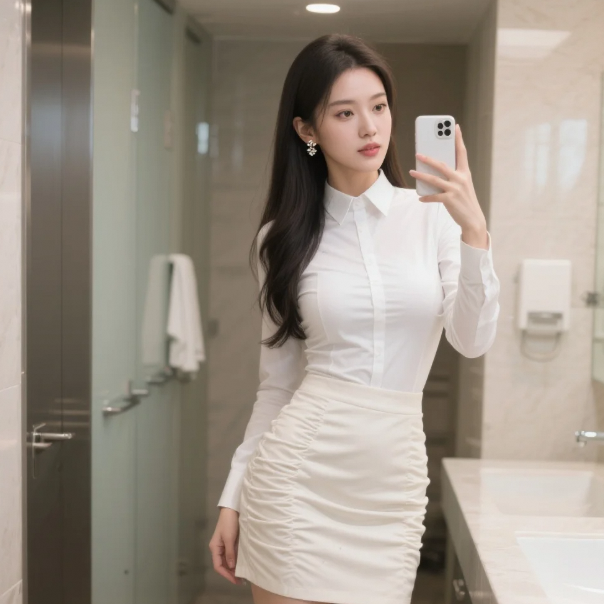 俏皮少女修身裙活力四射