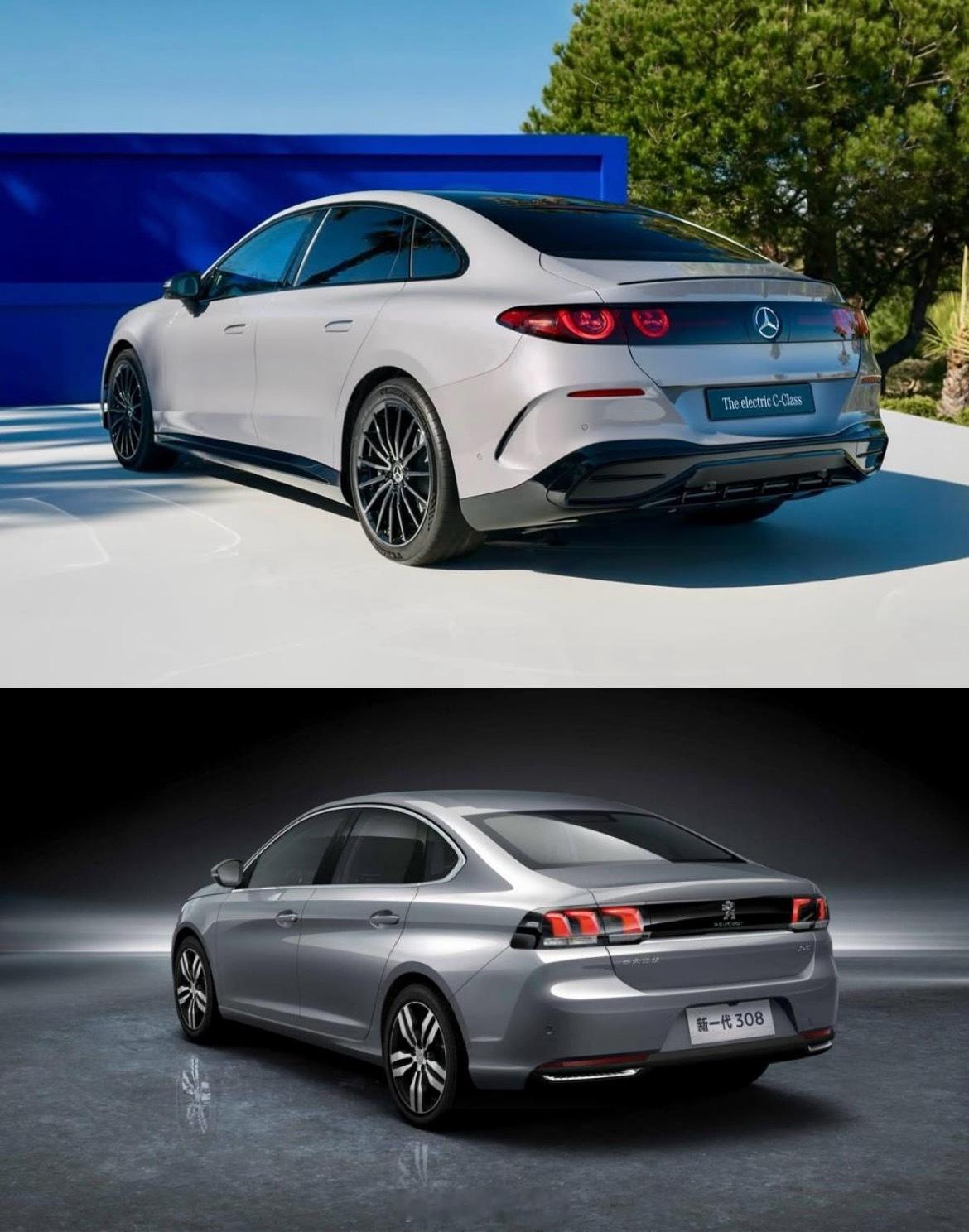 下面那位是10年前，2016年发布的第二代东风标致308（TX9）上面是今天发布