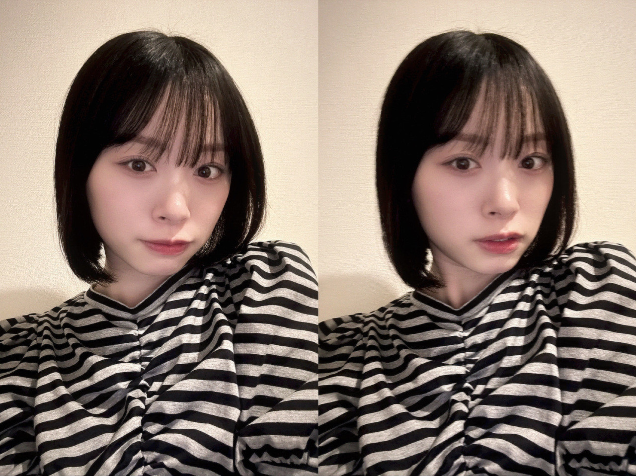 みくにん「フォトバイ陽世さん　三期生で焼肉食べて、夜散歩した日　しあわせだった