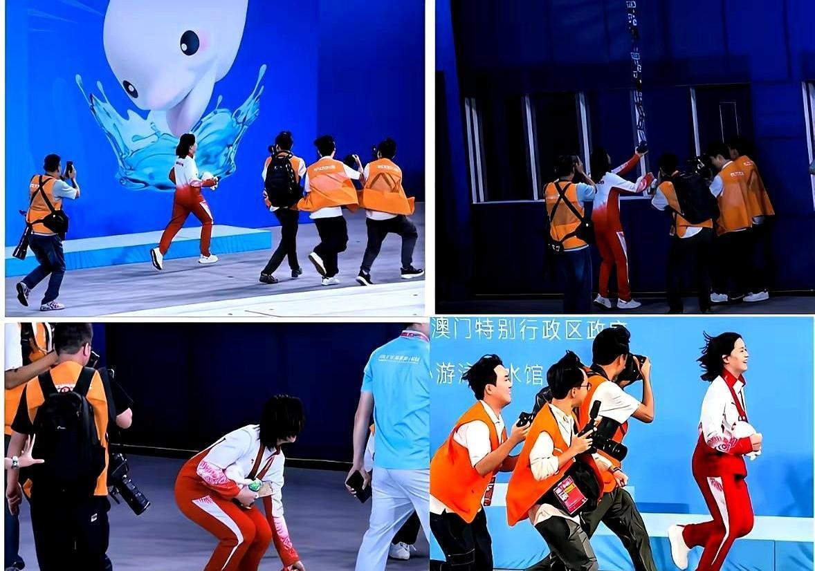 国宴桌边，她把剩菜打包带走。不是作秀，是习惯。两届奥运冠军，饭碗没剩过一口。