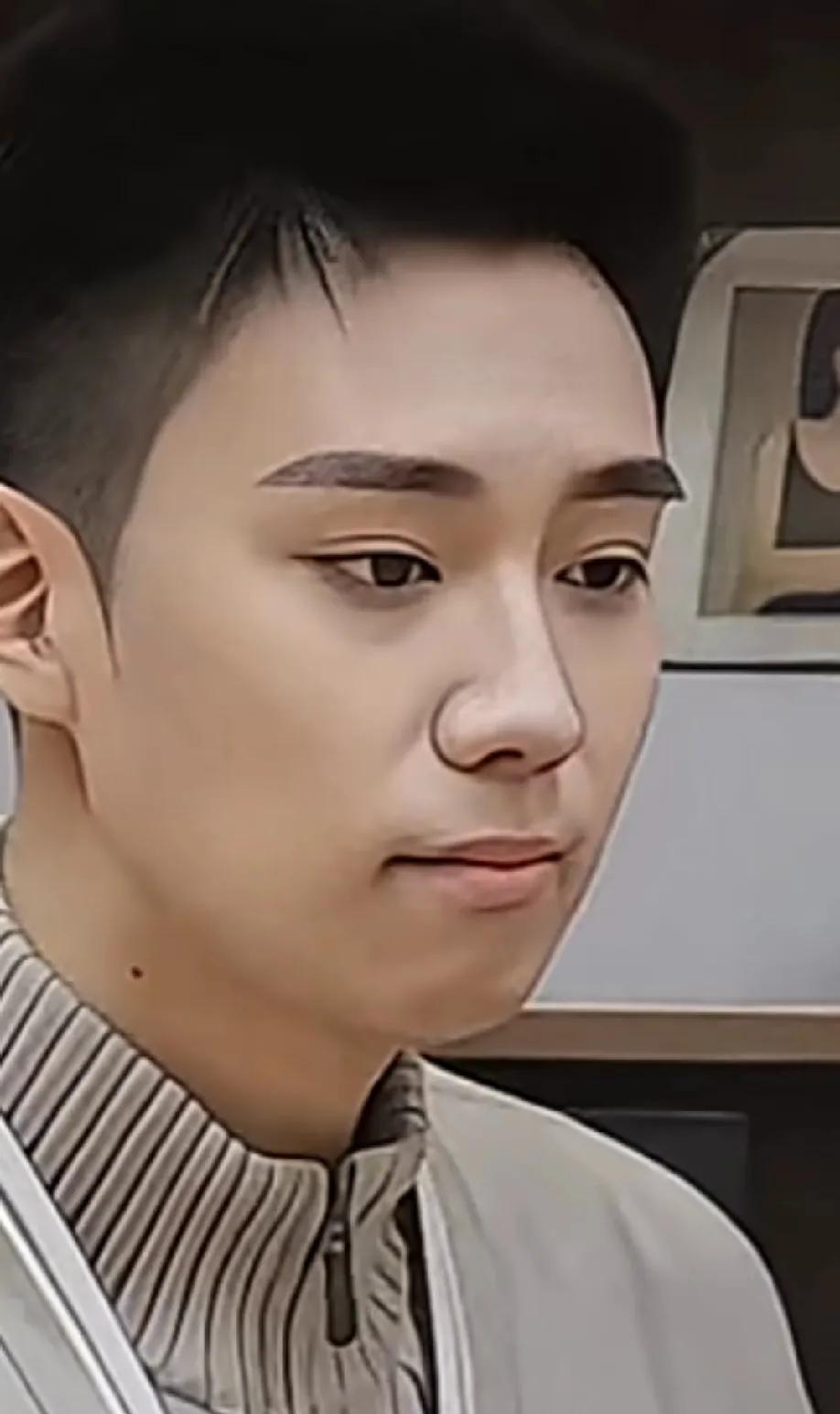 何晴的儿子许何和许亚军曾一起接受媒体的采访。镜头中的许何身材挺拔，长相里既有妈