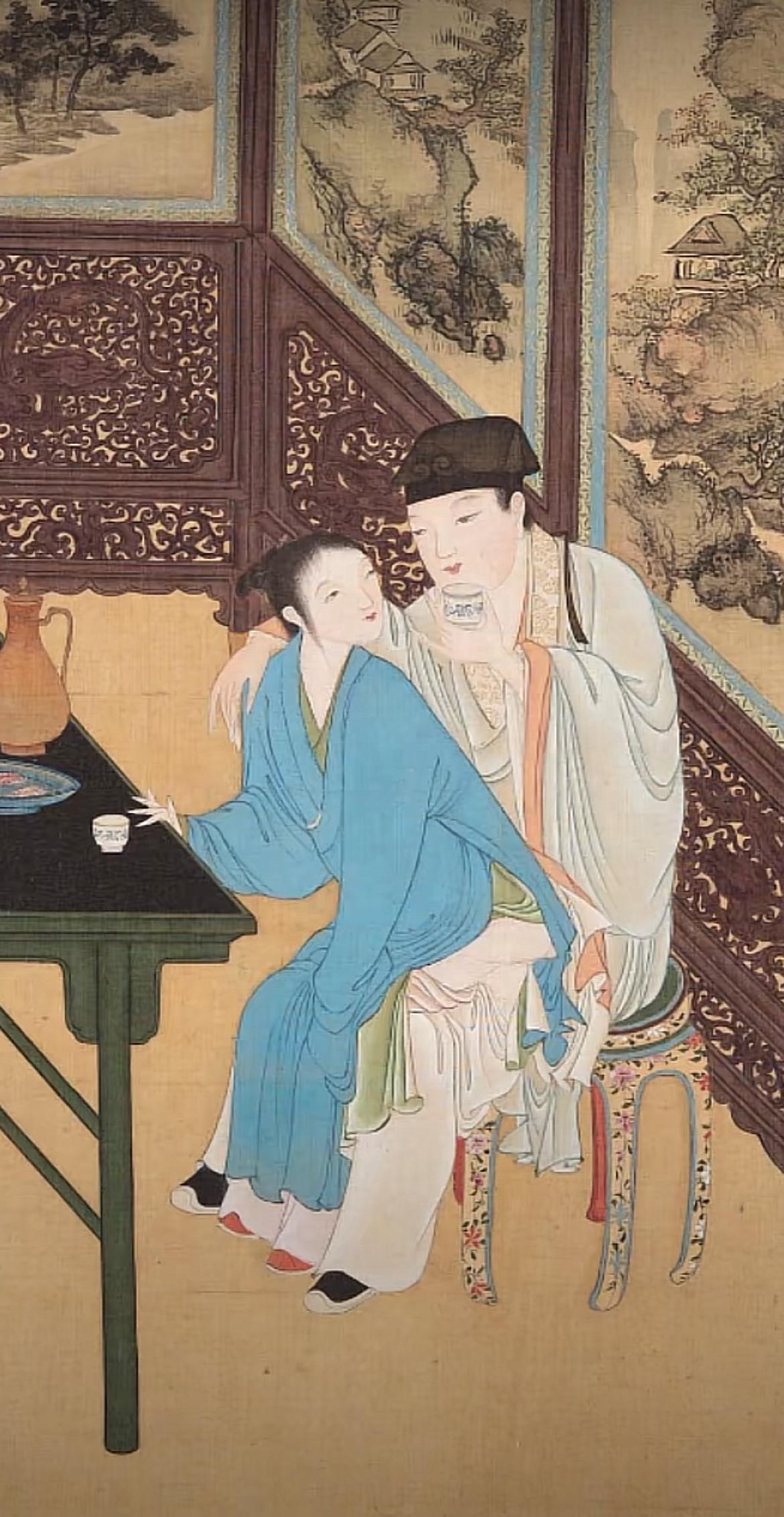 古画AI高清复原图，怎么感觉这个有点辣眼睛啊[捂脸哭]古画