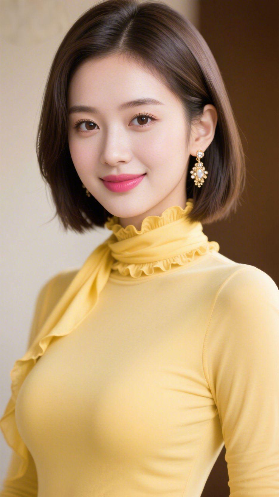 暖光柔室清宁时柔和的暖光缓缓漫开，落在素净的浅米色墙面上，晕出温润朦胧的光