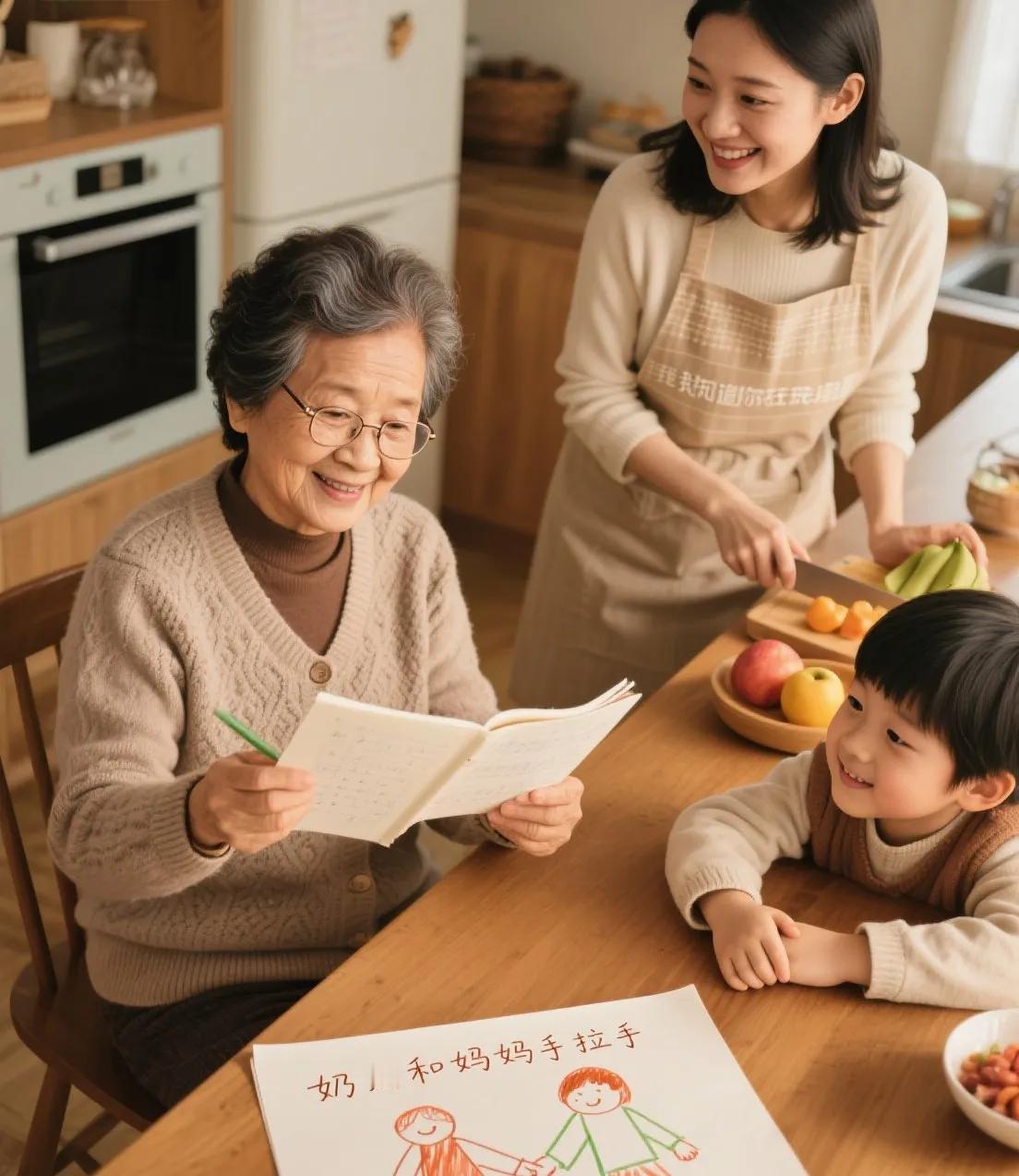 婆媳关系，能亲如母女，保持距离才是智慧。无血缘羁绊，只因同一人成