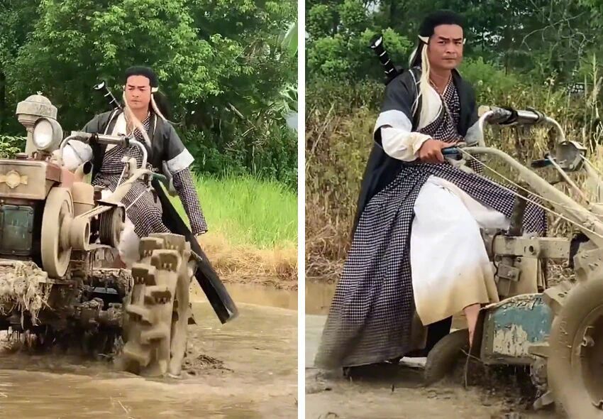 拖拉机是用雕兄换的吗？