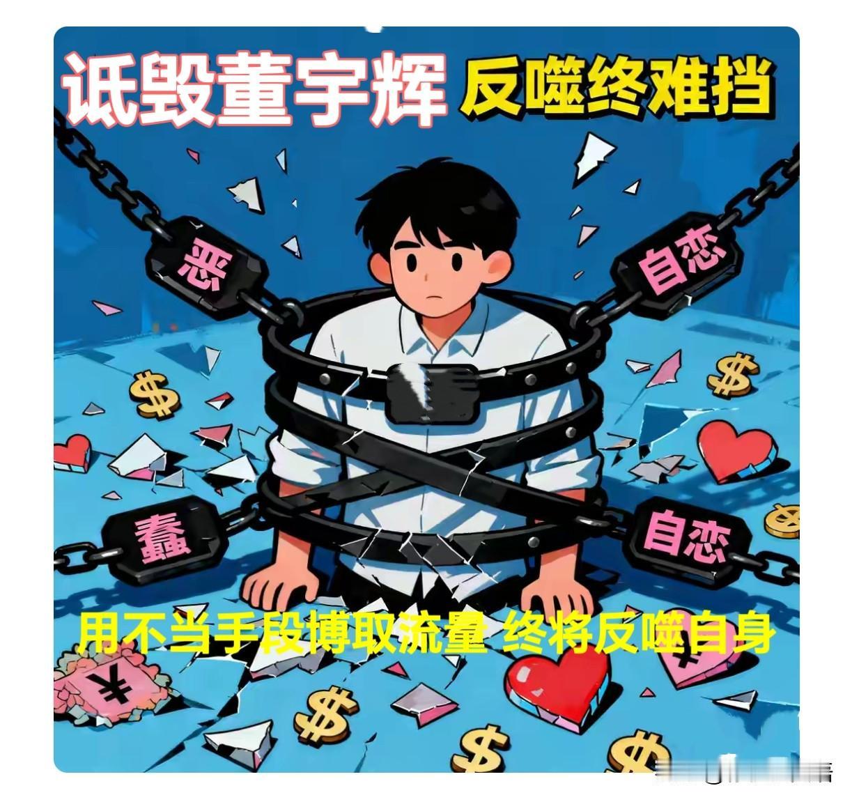 每天黑董宇辉的人无异于在消耗自己良心终究被自己的所作所为吞噬。几千年来传统向善