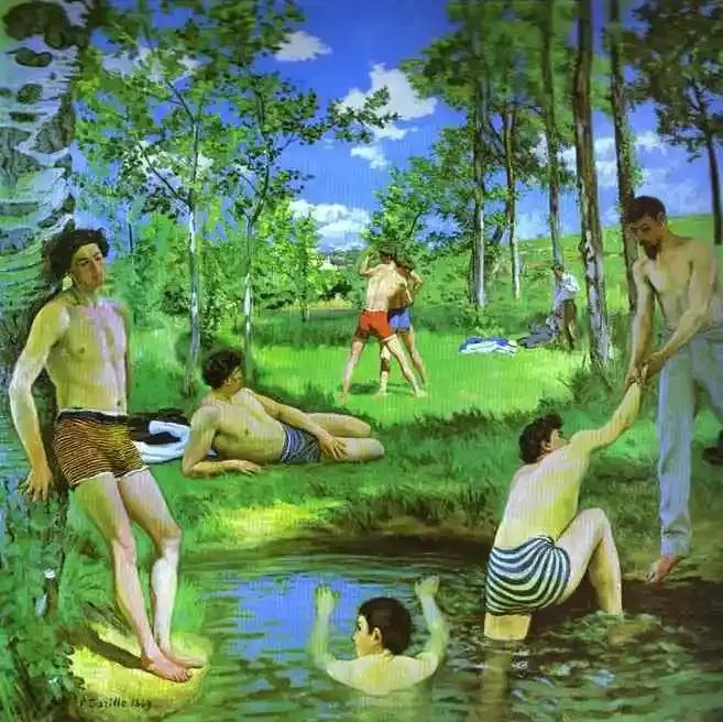 法国画家FredericBazille油画作品欣赏遇见艺术遇见美好绘画
